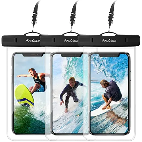 (3 Pack) Universal Waterproof Phone Dry Bag | ProCase