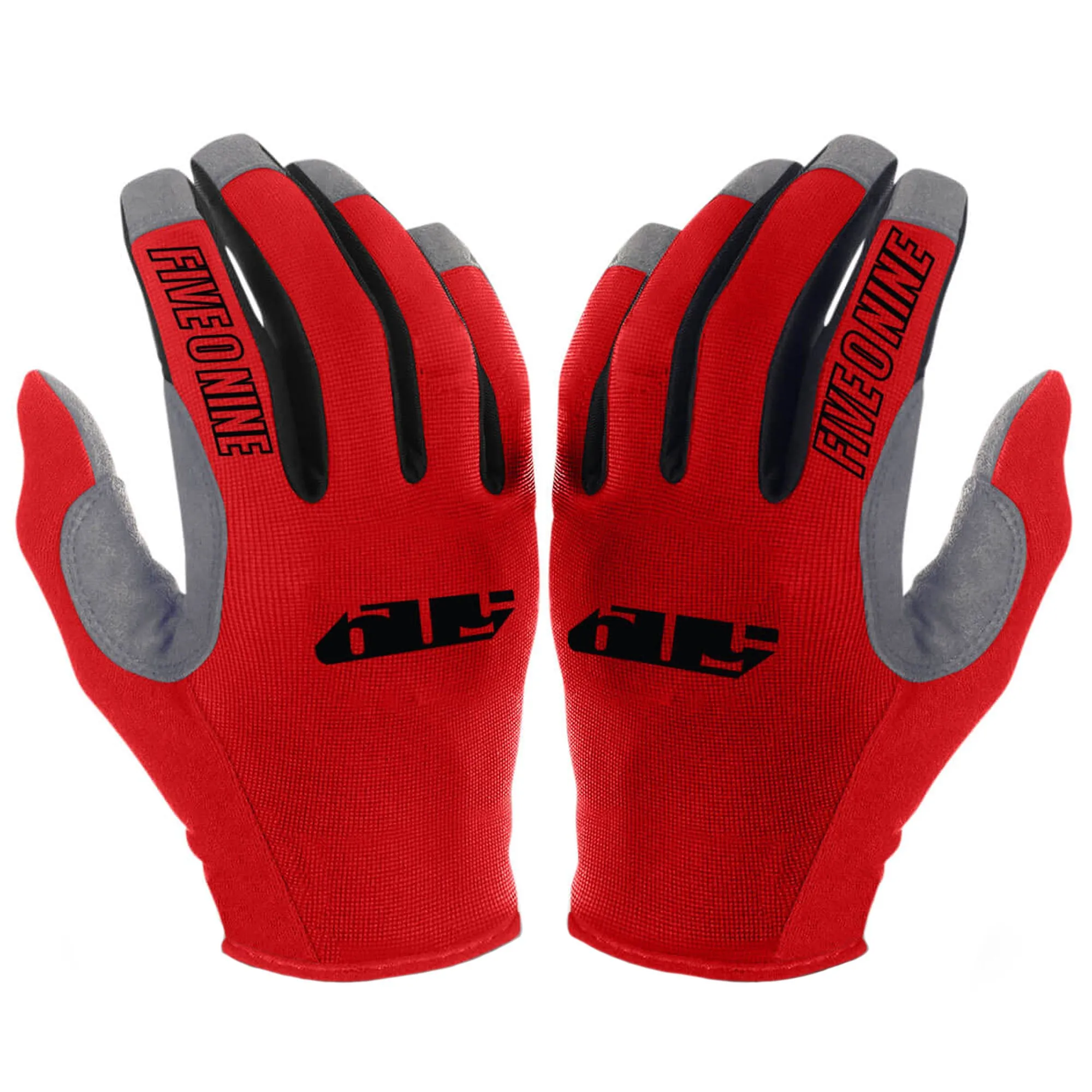 509  4 Low Gloves Clarino Palm Non-Insulated Anti-Slip Lightweight Red