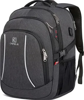 All-in-One 17.3" Travel Backpack with USB & RFID Protection