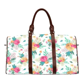 Australian Floral Waterproof Travel Bag/Small (Model 1639)