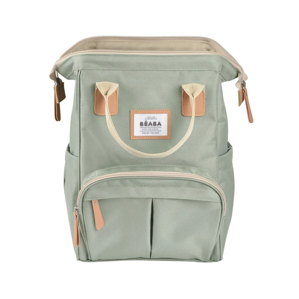 Beaba Wellington Nappy Bag Backpack - Sage Green