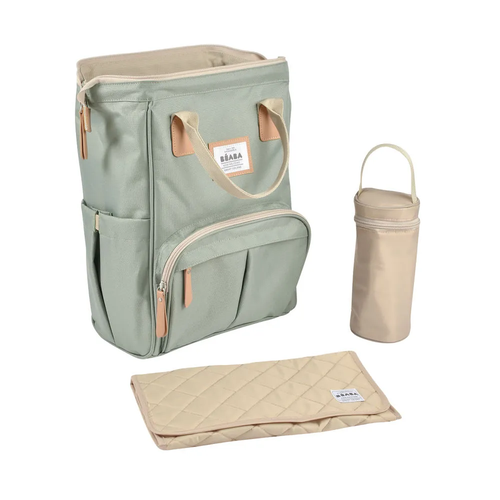 Beaba Wellington Nappy Bag Backpack - Sage Green