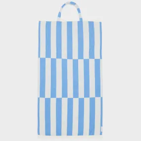 Beach Towel 2-in-1 Tote Bag | Le Weekend Mid Blue Cream