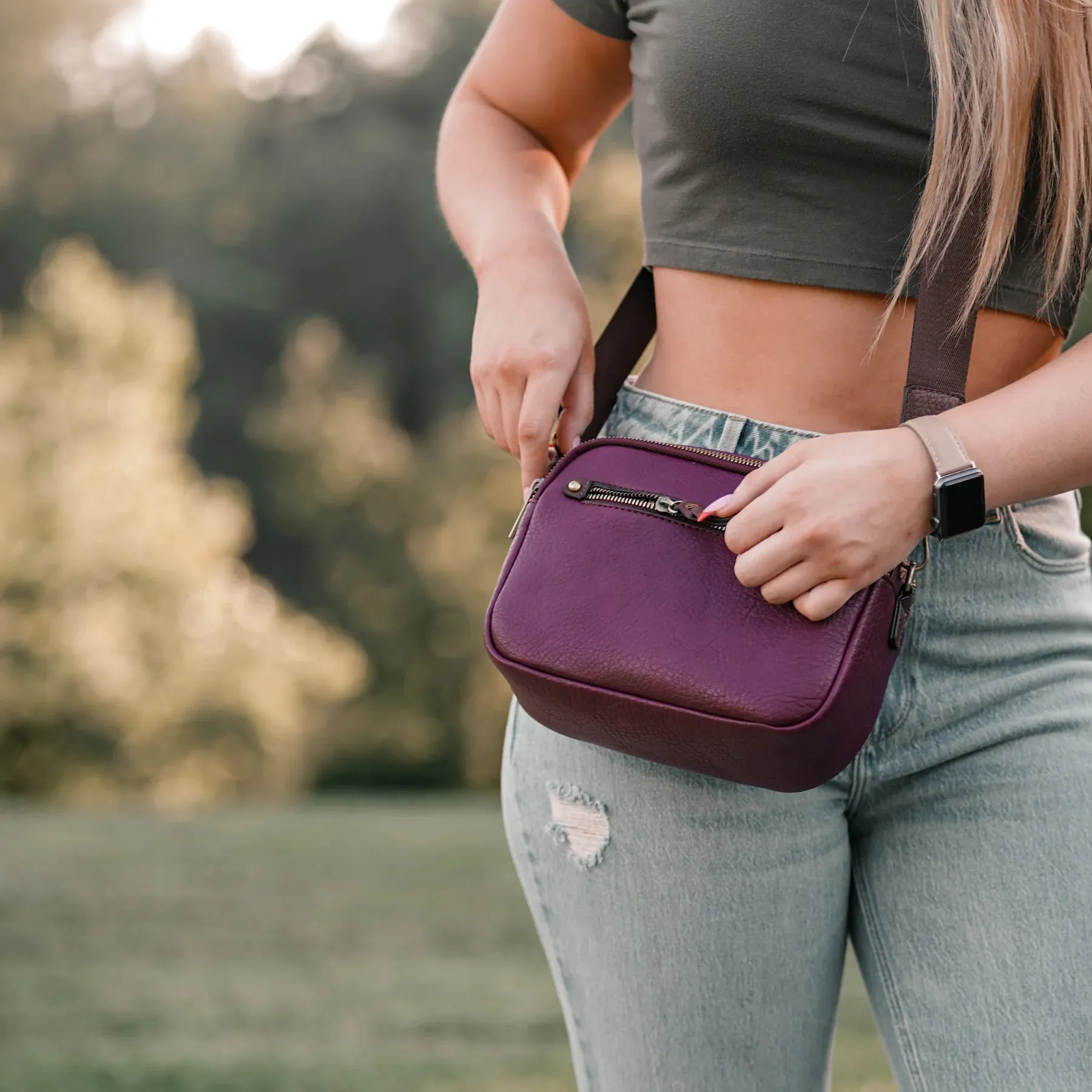 Beverly Compact Concealed Carry Crossbody Bag