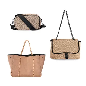 CAMERA BAG   FLAP CROSSBODY   EVERYDAY TOTE - TAN