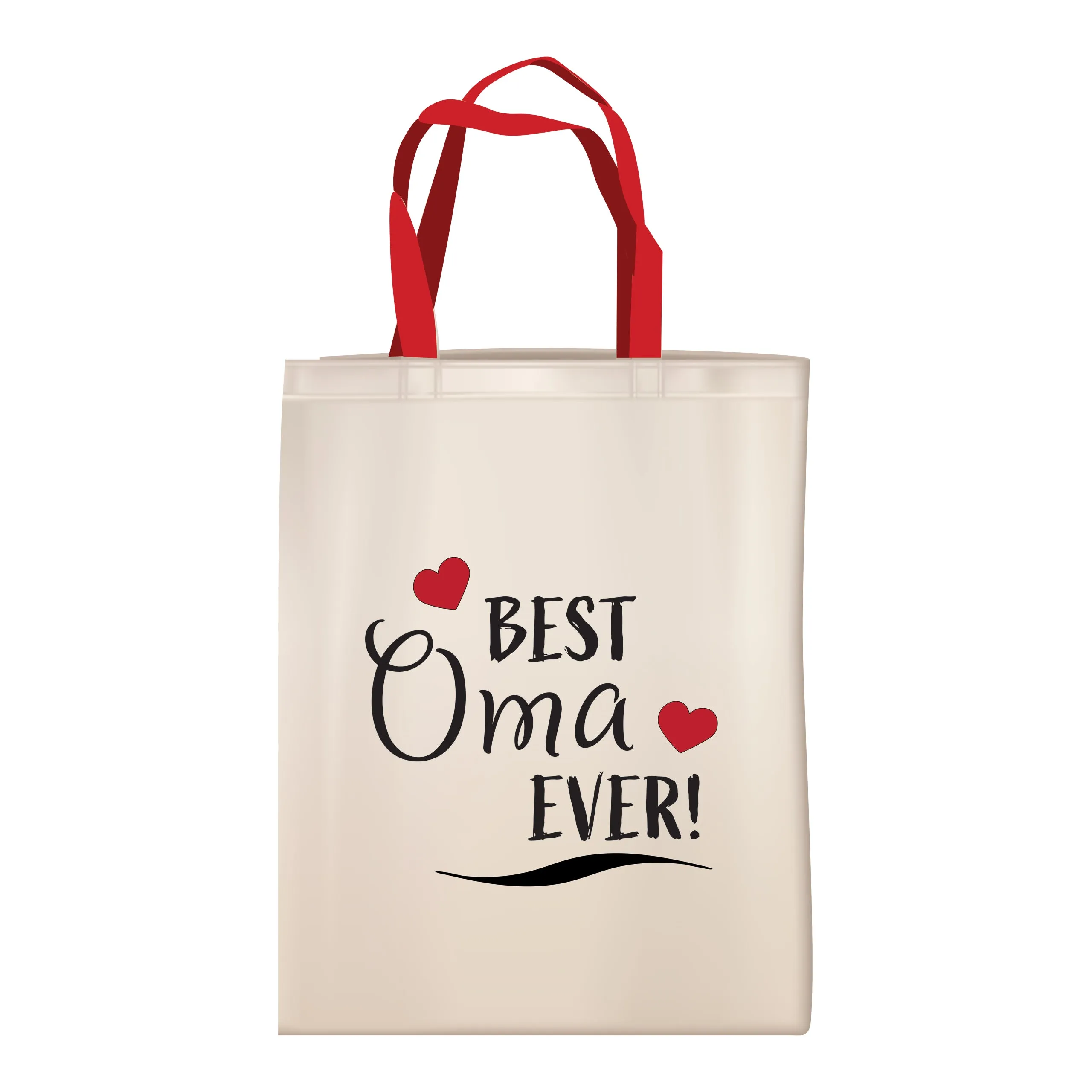 Cloth Tote Bag With "Best Oma Ever"