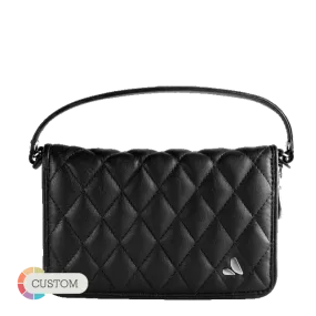 Customizable Lucy Clutch Matelassé - Premium Leather Smartphone Clutch