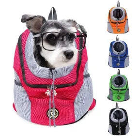 Double Shoulder Pet Travel Backpack Carrier