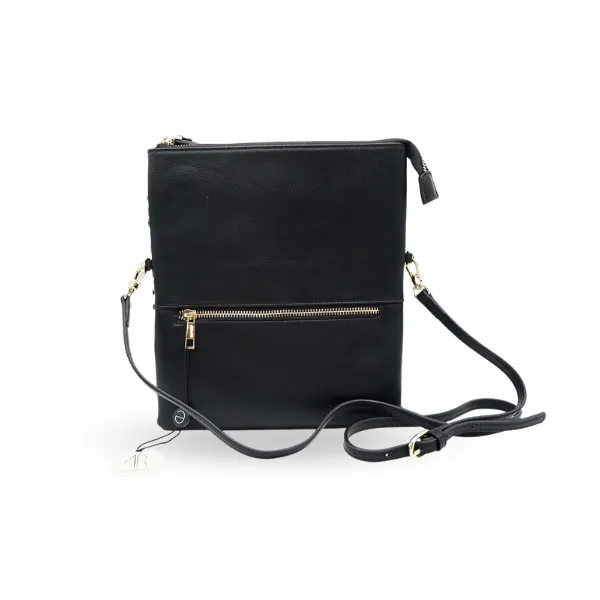 Gift Set | MOLLY Black Ponyhair Genuine Leather Belt & NUNDAH Cowhide Clutch Crossbody Bag