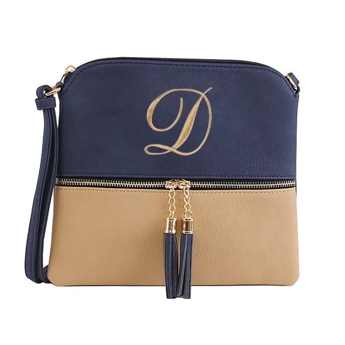 HY2038E Monogrammable Fashion Crossbody Bag With Tassel