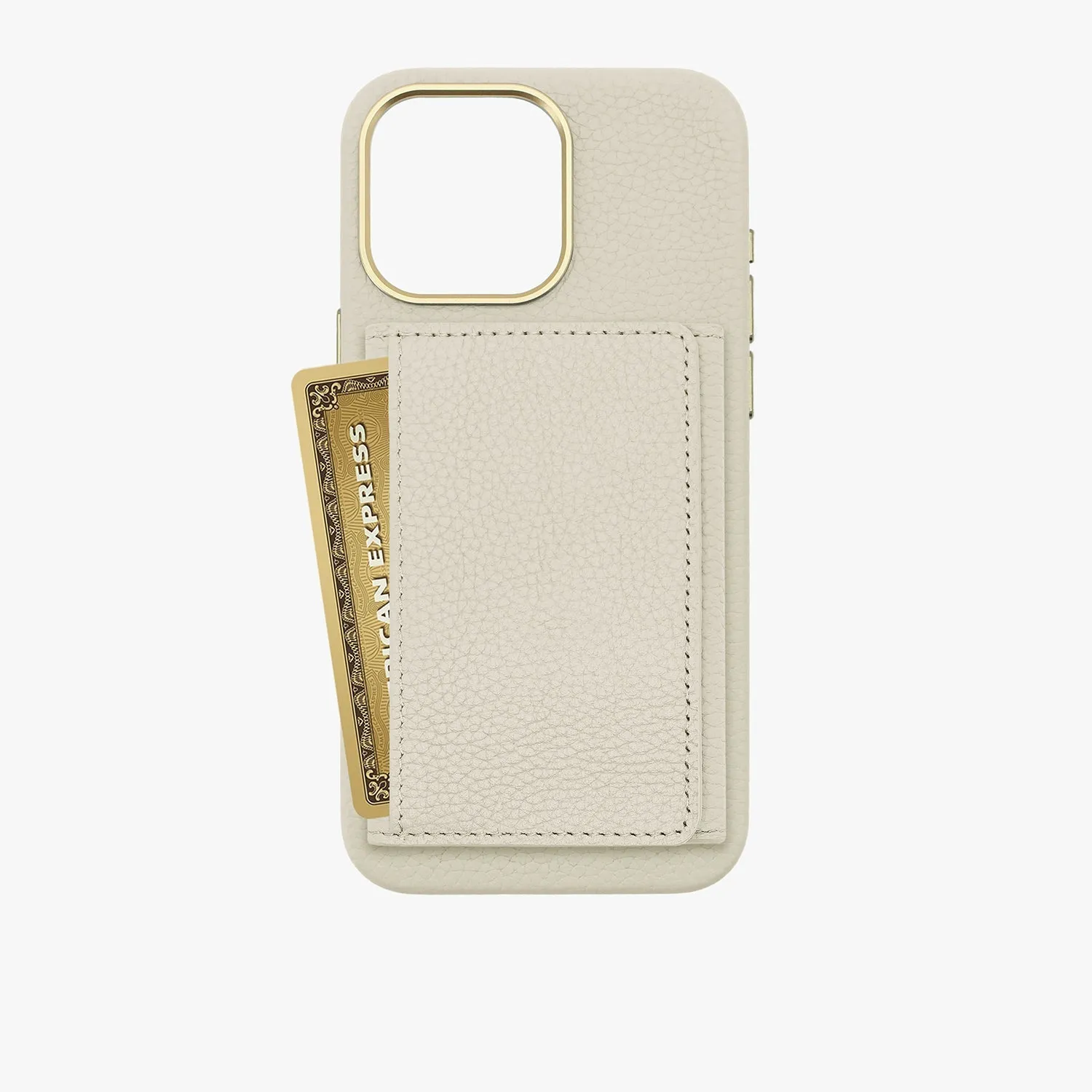 iPhone 15 Leather Case with MagSafe Trifold Wallet Set