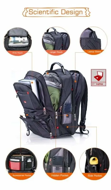 Laptop backpack Waterproof USB Charge For Your BeLoved