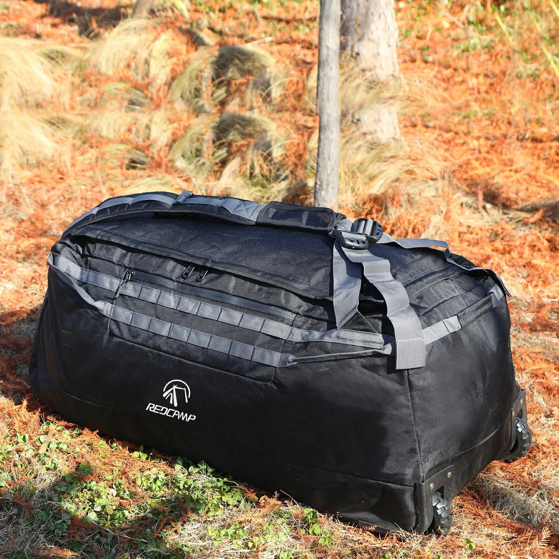 Large Duffle Bag with Wheels and Backpack Straps 100/120/140L