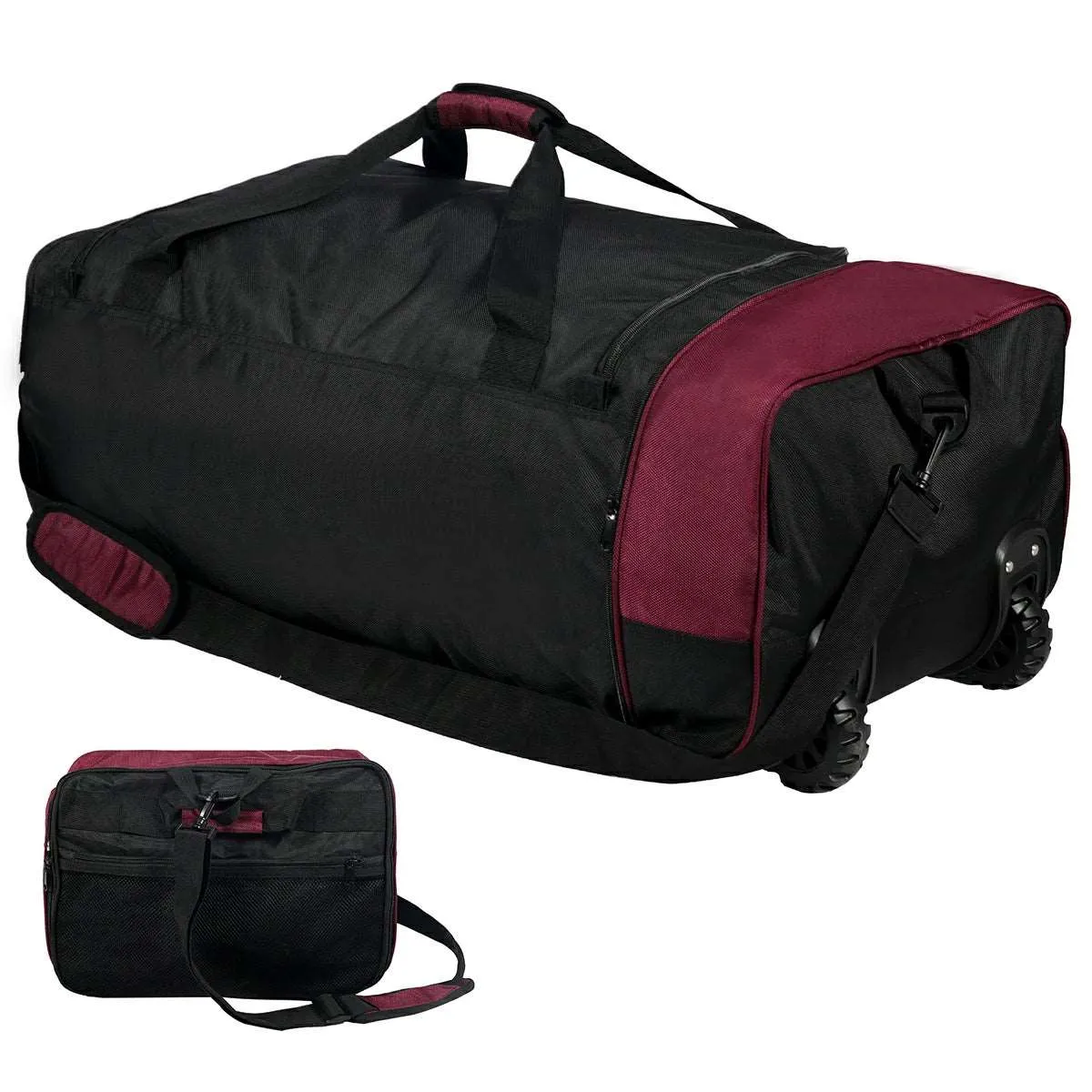 Large Duffle Bag with Wheels and Backpack Straps 100/120/140L