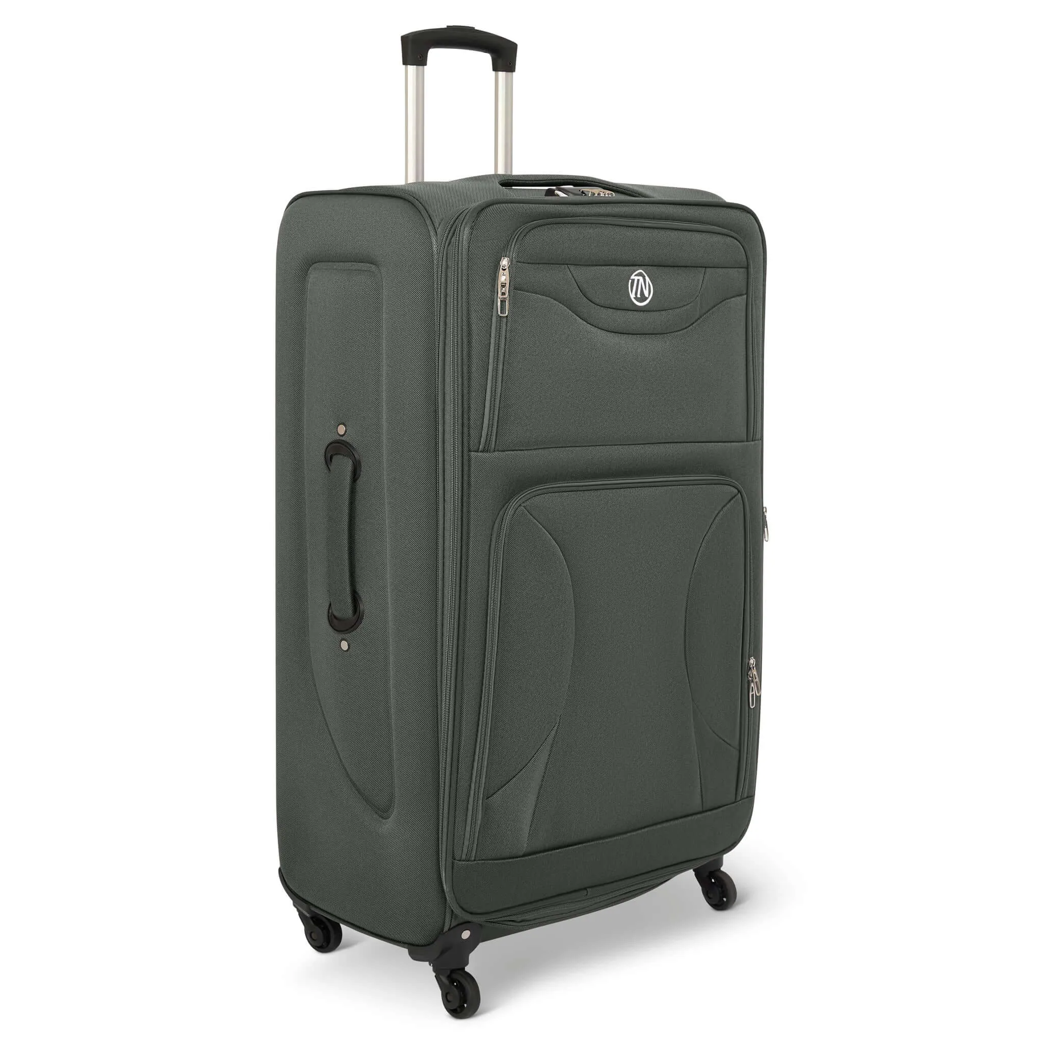 Lightweight Luggage Suitcase 4pcs 360 Wheels - Assorted Colours