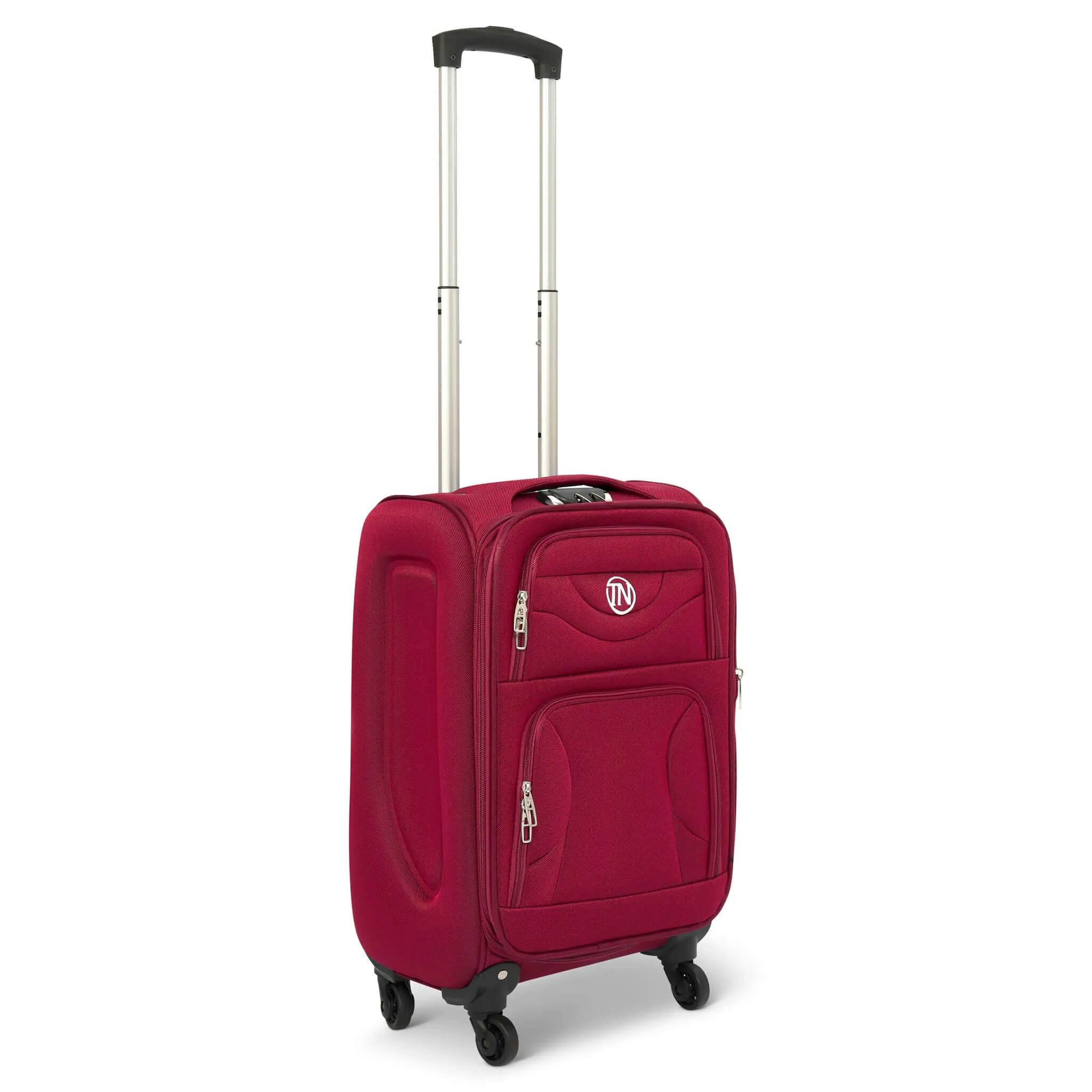 Lightweight Luggage Suitcase 4pcs 360 Wheels - Assorted Colours