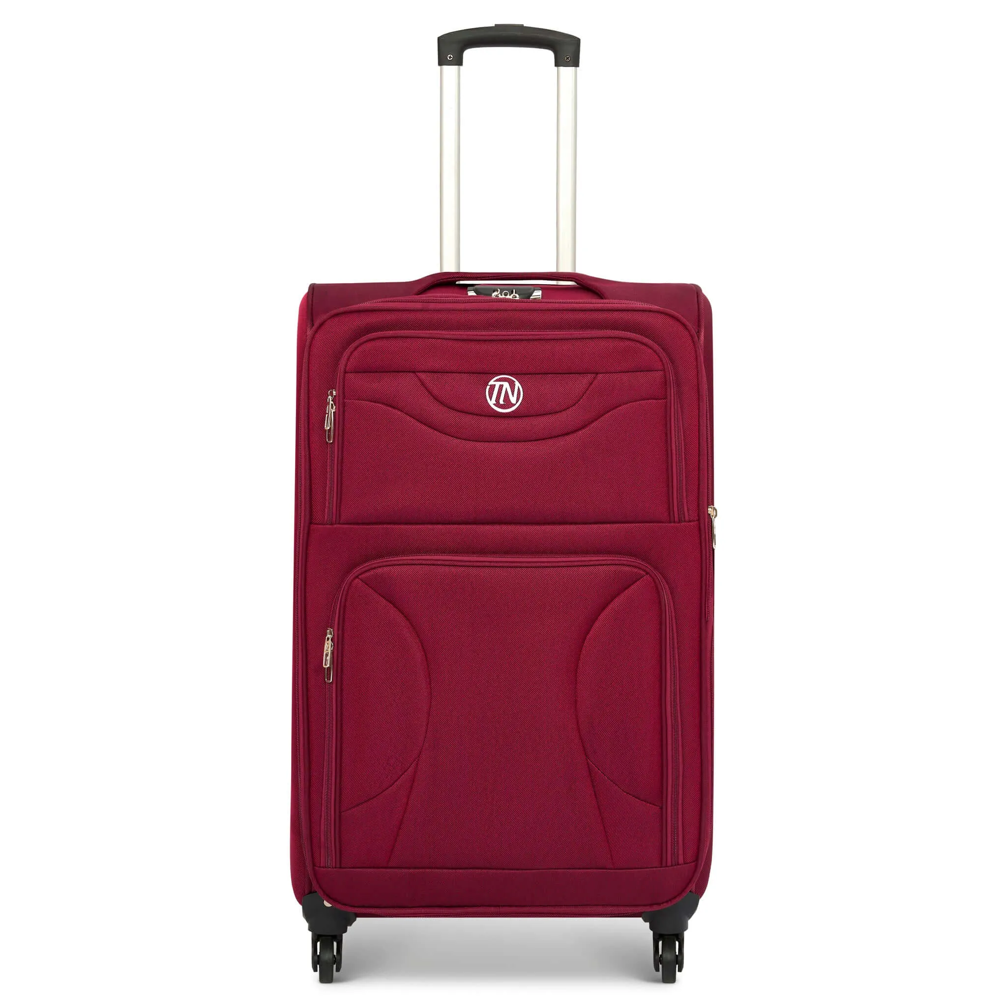 Lightweight Luggage Suitcase 4pcs 360 Wheels - Assorted Colours