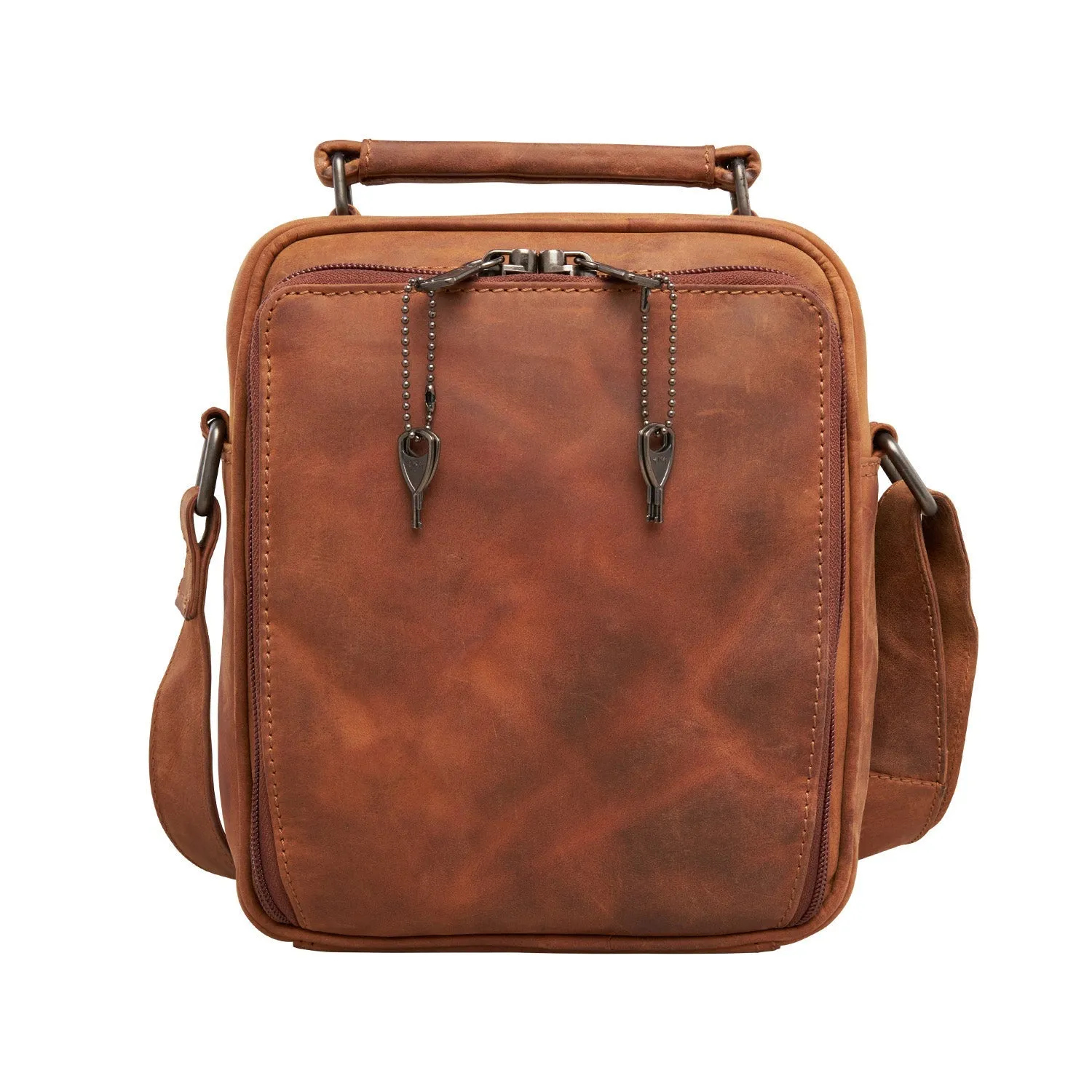 Logan Leather Conceal Carry Unisex Crossbody Bag