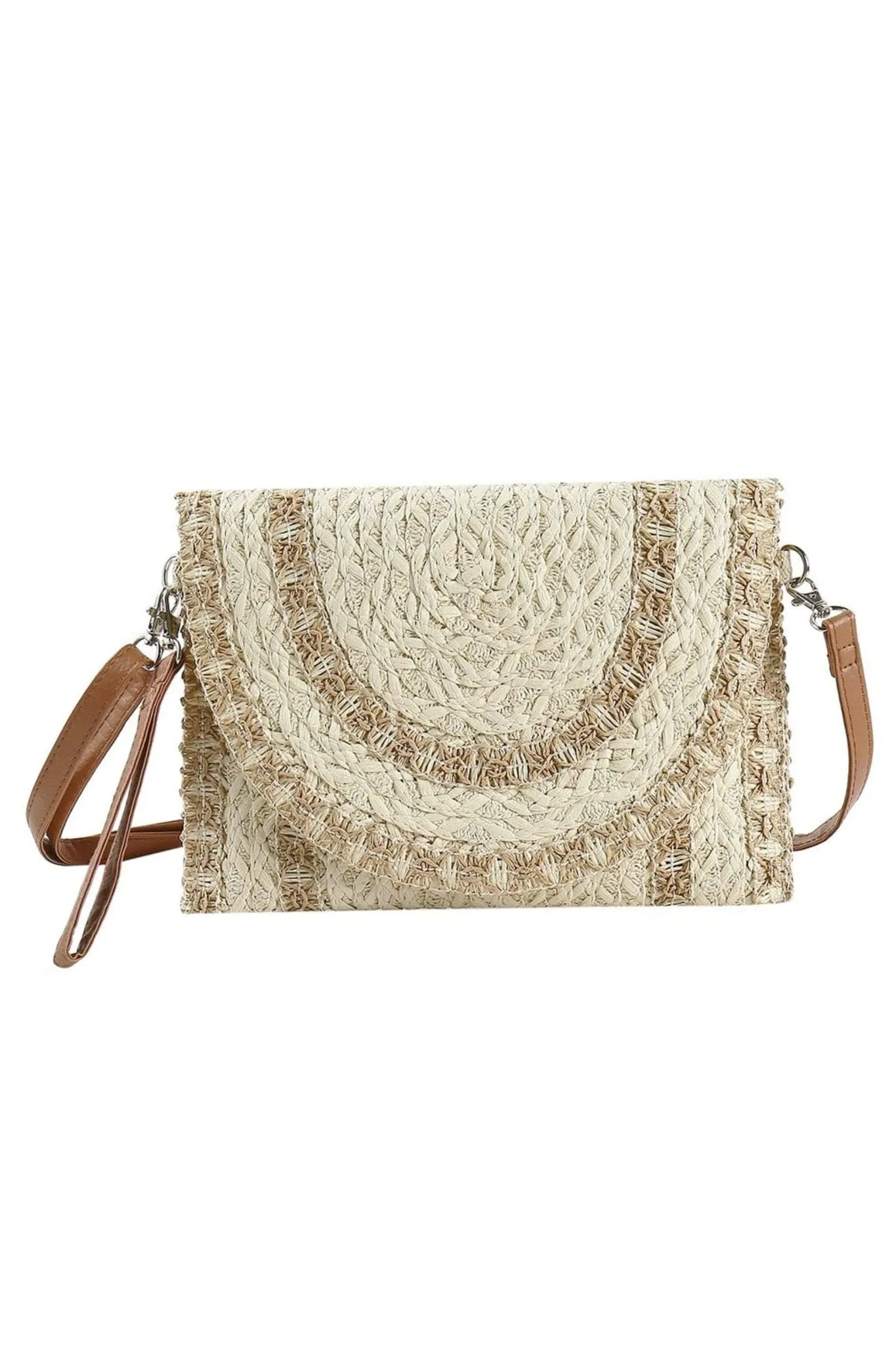 MB0211 Ariana Straw Crossbody/Clutch