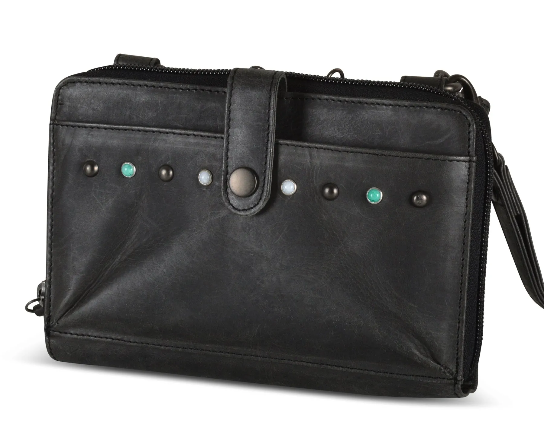 Millie Leather Concealed Carry Compact Crossbody Organizer