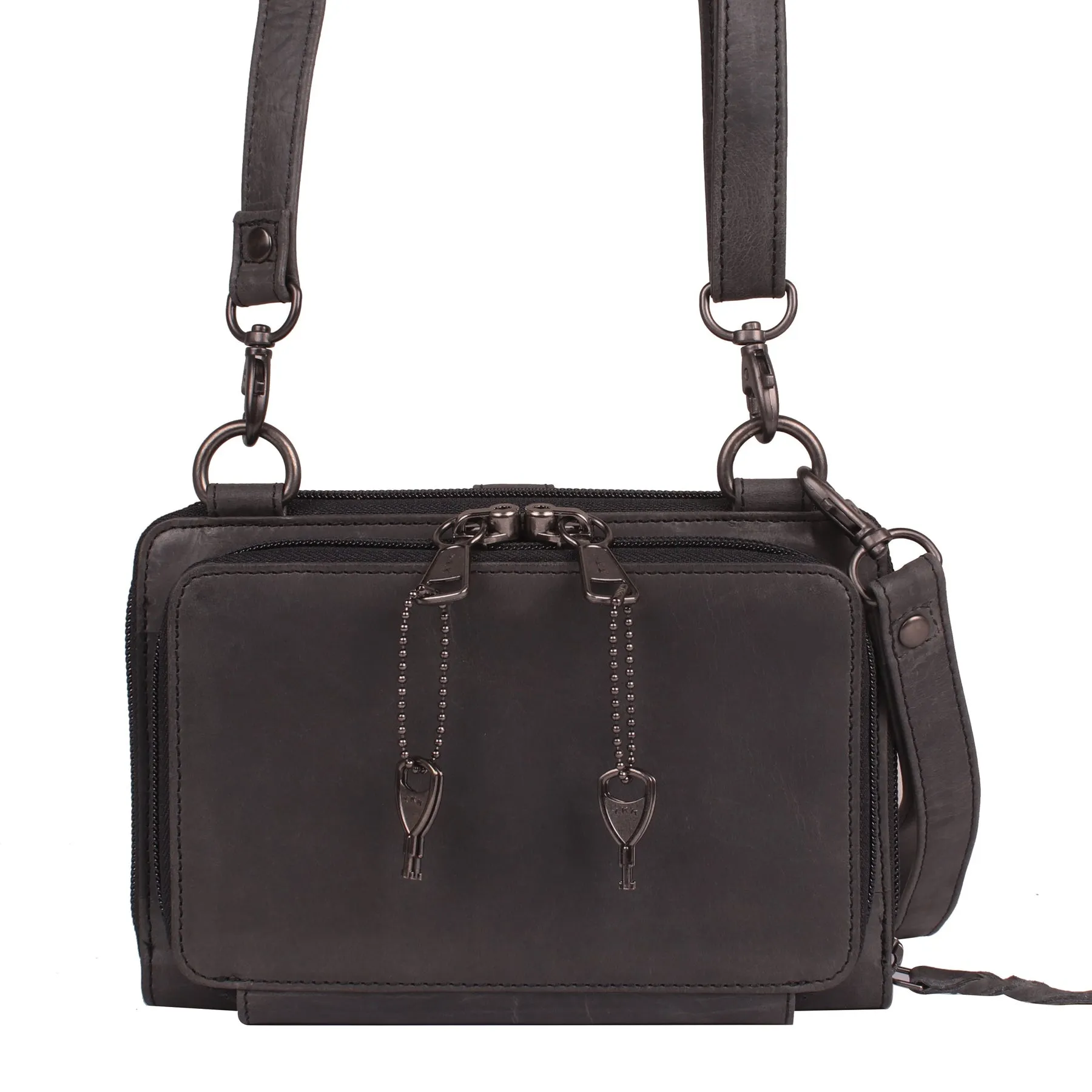 Millie Leather Concealed Carry Compact Crossbody Organizer