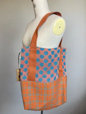 Nimpy Clothing upcycled fabric tote bag