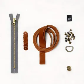 Oberlin Tote - Chestnut Leather   Hardware Kit