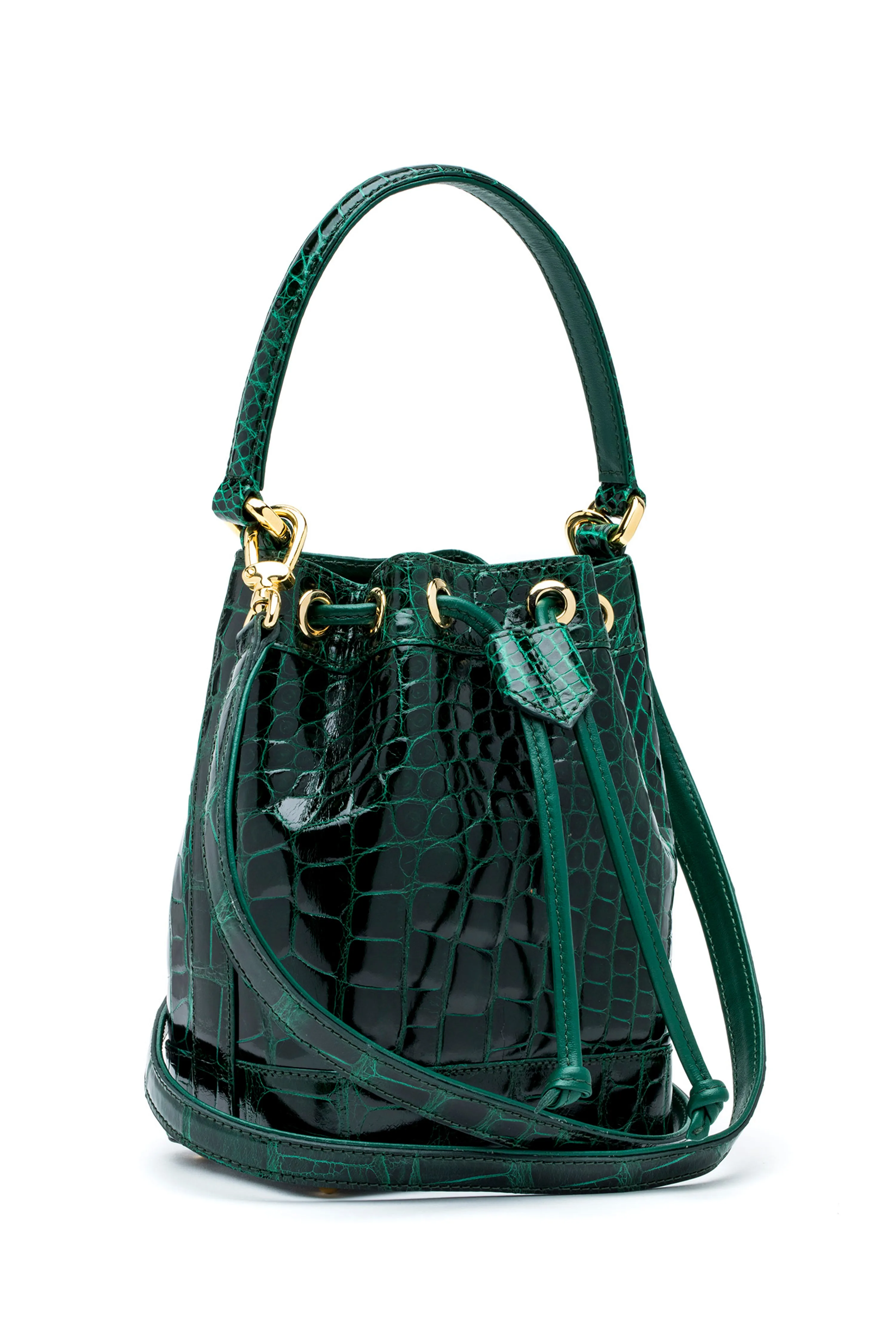 Petite Isla Tote in Emerald Green