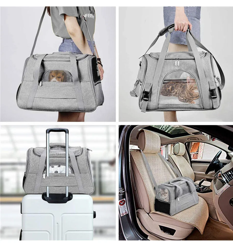 Portable Dog Cat Backpack Breathable Carrier