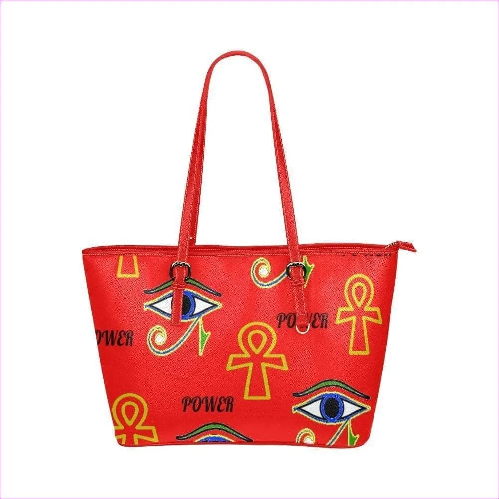 Power Clothing Leather Tote