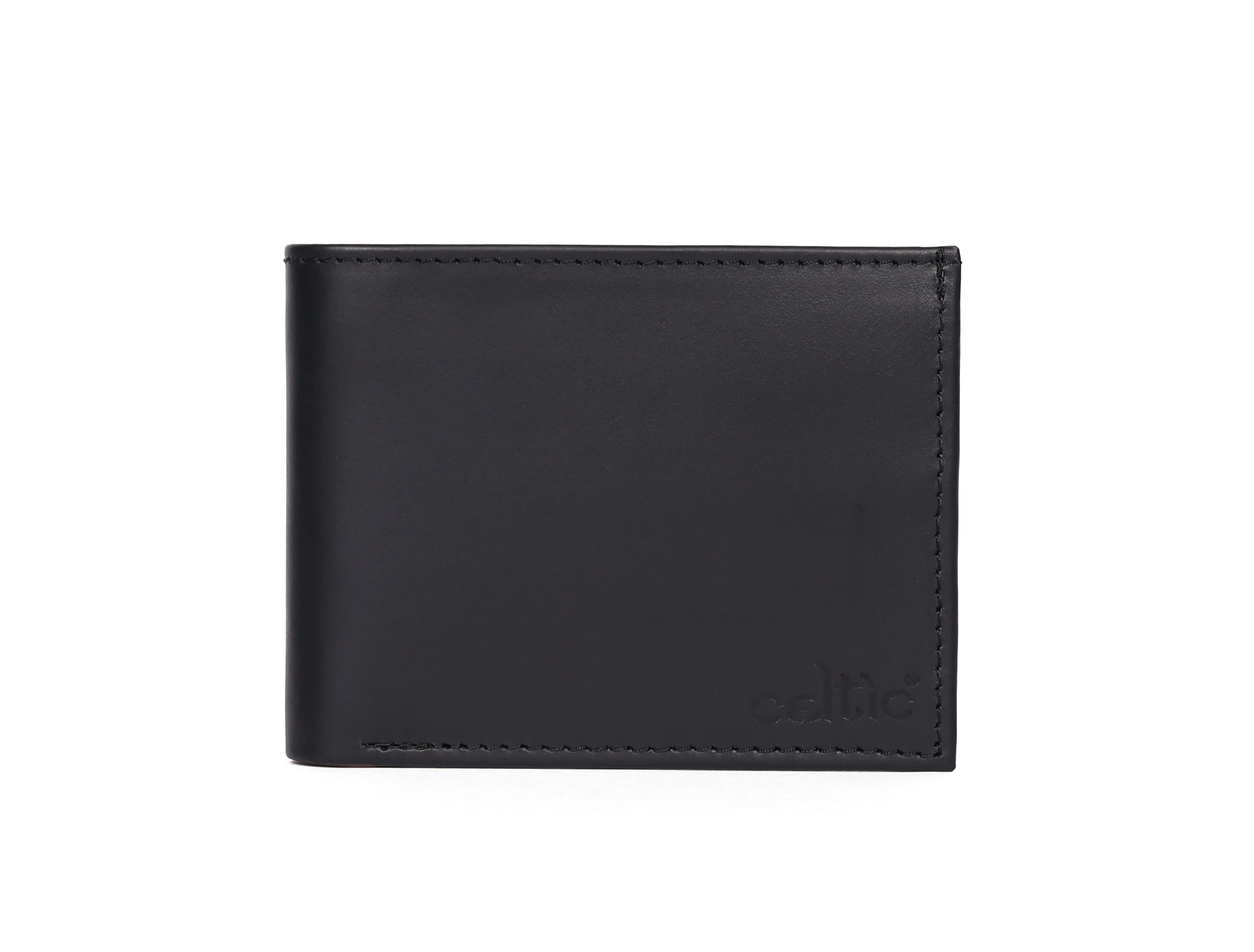 Premium Black Leather Wallet, Art:- LA-1414