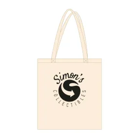 'Simon's Collectibles' Logo Exclusive Organic Tote Bag