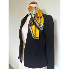 Stylish Silky Scarf - Royal Horses