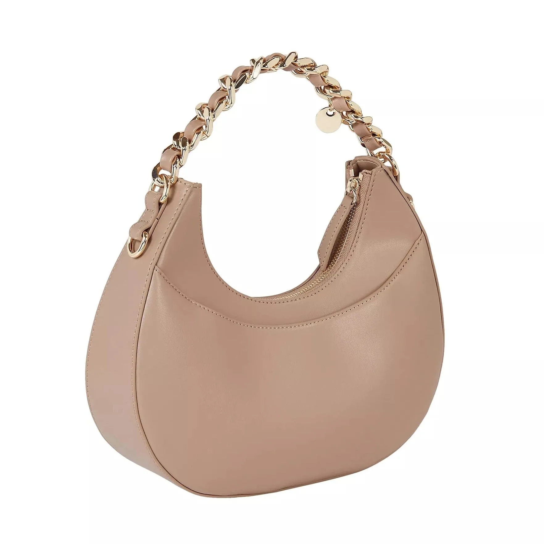 Tommy Hilfiger Chic Chain Strap Shoulder Bag in Oat Milk